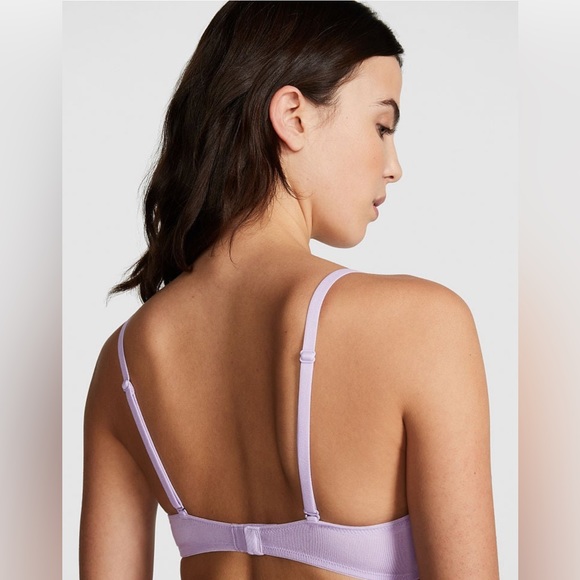 Victoria’s Secret PINK WEAR EVERYWHERE T-SHIRT LIGHTLY-LINED BRA- NEW - Picture 3 of 3